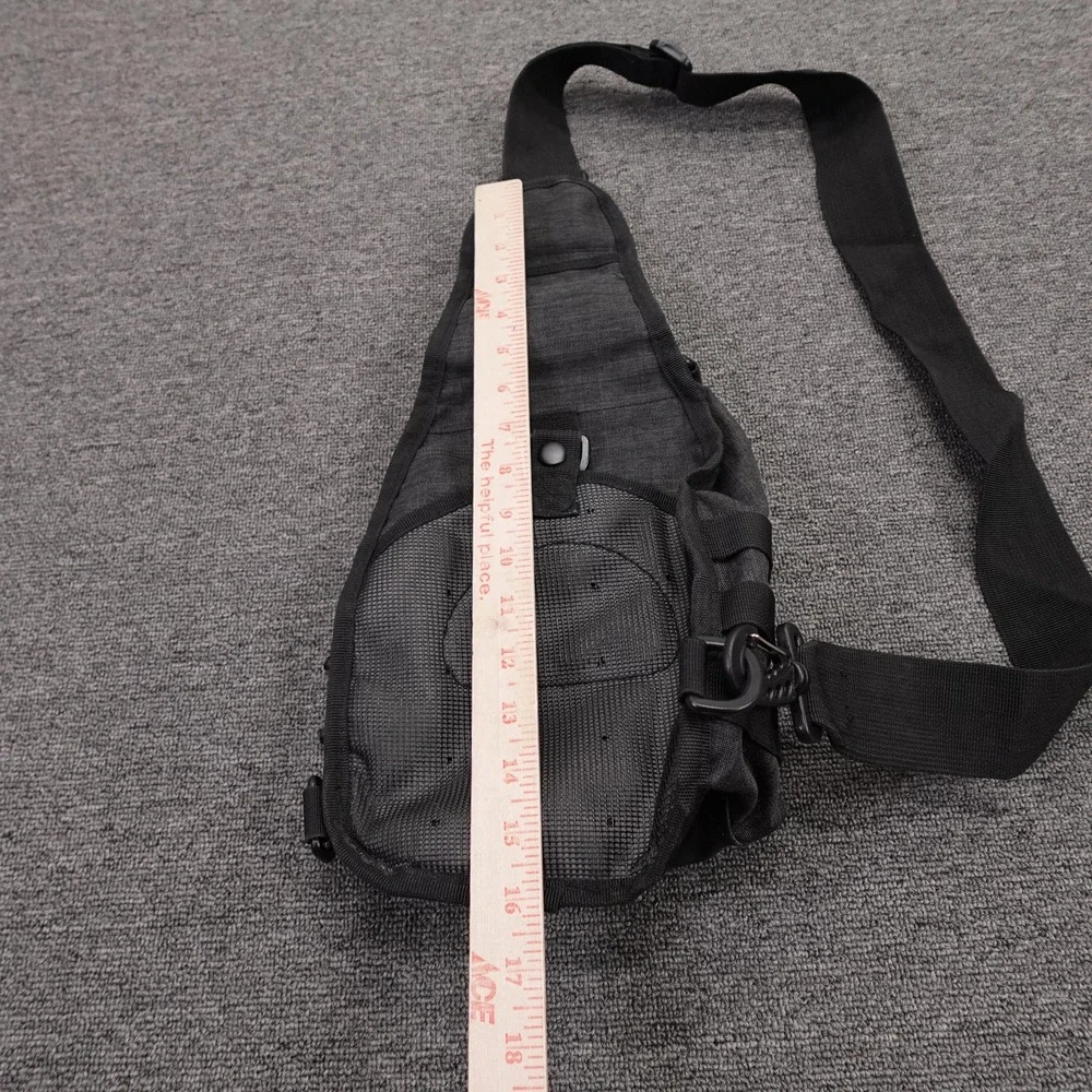 Samurai Tactical Gear Bag Black Synthetic One Size MOLLE Hunting Sling Pack